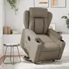 vidaXL Vidaxl Fauteuil Inclinable Électrique Cappuccino Similicuir