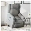 Vidaxl - Fauteuil inclinable Gris clair Tissu Light grey