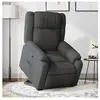 vidaXL Vidaxl Fauteuil Inclinable Gris Foncé Tissu