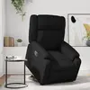 vidaXL Fauteuil inclinable Noir Similicuir