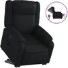 vidaXL Fauteuil inclinable électrique noir similicuir