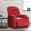 Non communiqué vidaXL Fauteuil inclinable électrique Rouge Similicuir