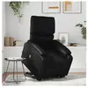 vidaXL Fauteuil inclinable de massage électrique noir similicuir