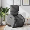 vidaXL Fauteuil inclinable électrique gris foncé tissu