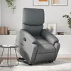 vidaXL Fauteuil inclinable Gris Similicuir