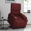 vidaXL Fauteuil inclinable Rouge bordeaux Similicuir