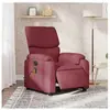 vidaXL Fauteuil de massage inclinable électrique Rouge bordeaux Tissu