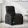 vidaXL Fauteuil inclinable électrique noir tissu microfibre