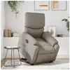 vidaXL Fauteuil inclinable de massage électrique cappuccino similicuir