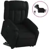 vidaXL Fauteuil inclinable électrique noir similicuir