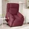 vidaXL Vidaxl Fauteuil Inclinable De Massage Rouge Bordeaux Tissu