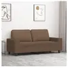 vidaXL Canapé à 2 places Marron 140 cm Tissu