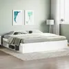 vidaXL Cadre de lit blanc 200x200 cm
