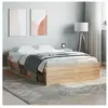 vidaXL Cadre de lit chêne sonoma 120x200 cm 3203854