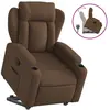 vidaXL Fauteuil inclinable Marron Tissu