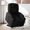 vidaXL Fauteuil inclinable électrique noir tissu