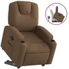 vidaXL Vidaxl Fauteuil Inclinable Marron Tissu