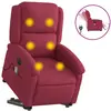vidaXL Vidaxl Fauteuil Inclinable De Massage Électrique Rouge Bordeaux