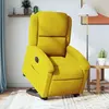 vidaXL Fauteuil inclinable électrique jaune Velours 3204329