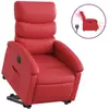 vidaXL Fauteuil inclinable Rouge Similicuir
