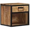 vidaXL Table de chevet 40x35x40 cm bois de manguier massif