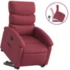vidaXL Fauteuil inclinable rouge bordeaux tissu