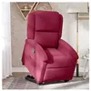 vidaXL Fauteuil inclinable Rouge bordeaux Velours