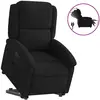 vidaXL Fauteuil inclinable Noir Velours
