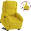 vidaXL Fauteuil inclinable Jaune Velours