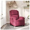 vidaXL Fauteuil inclinable rouge bordeaux velours