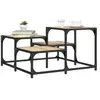 vidaXL Table basse chêne sonoma 68x68x40 cm bois d'ingénierie