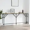 vidaXL Table console chêne sonoma 180x23x75 cm bois d'ingénierie