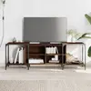 vidaXL Meuble TV chêne marron 153x37x50 cm bois d'ingénierie