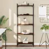 vidaXL Bibliothèque 5 niveaux chêne marron 60x30x154cm bois ingénierie