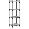 vidaXL Bibliothèque à 4 niveaux sonoma gris 40x30x120 cm