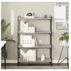 vidaXL Bibliothèque à 4 niveaux sonoma gris 80x30x120 cm