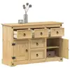vidaXL Buffet Corona 115x40x76 cm bois massif de pin