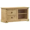 vidaXL Meuble TV Corona 100x40x52 cm bois de pin massif