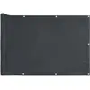 Cran d'intimité de jardin anthracite 400x120 cm pvc Vidaxl Anthracite