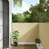 vidaXL Écran d'intimité de jardin crème 300x120 cm PVC