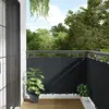 Cran d'intimité de jardin anthracite 300x90 cm pvc Vidaxl Anthracite