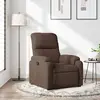 vidaXL Fauteuil inclinable marron tissu microfibre