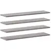vidaXL Étagères murales 4 pcs sonoma gris 80x20x1,5 cm bois ingénierie