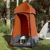 vidaXL Vidaxl Tente De Toilette Gris Et Orange Imperméable