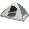 vidaXL Vidaxl Tente De Camping À Dôme 6 Personne Vert Imperméable