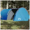 vidaXL Vidaxl Tente De Camping Tunnel 4 Personnes Bleu Imperméable