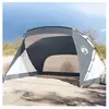 vidaXL Vidaxl Tente De Plage Gris 274x178x170/148 Cm 185t Polyester