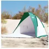 vidaXL Vidaxl Tente De Plage Vert D'eau 268x223x125 Cm 185t Polyester