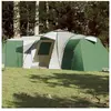 vidaXL Vidaxl Tente Familiale À Dôme 12 Personnes Vert Imperméable