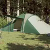 vidaXL Vidaxl Tente Familiale À Dôme 6 Personnes Vert Imperméable